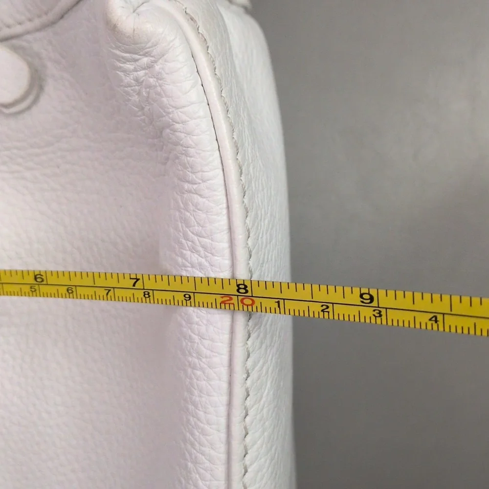 Vera Pelle White Shoulder Bag - Picture 10 of 11